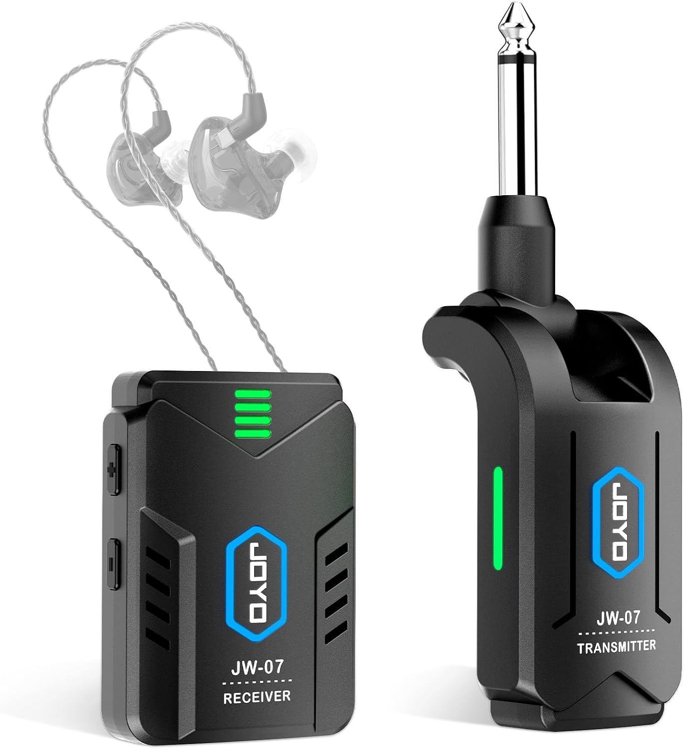 Detalle de JOYO JW-07 Wireless In-Ear Monitor System, 2.4 GHz Mono, Rechargeable