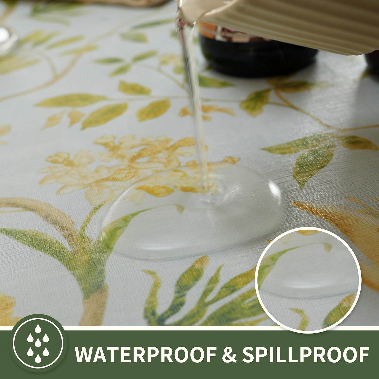 Detalle 2 de HOMOHEINI Rectangle Tablecloth 52x70 🍽