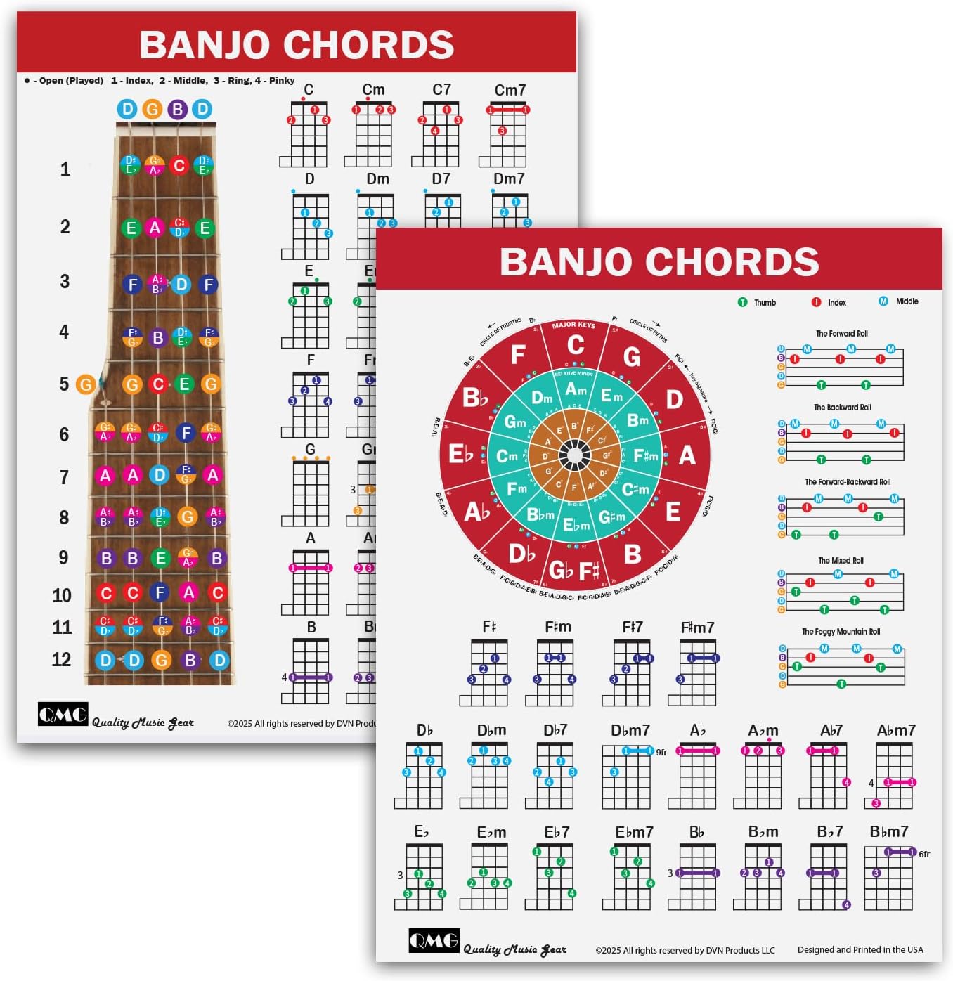 Detalle de QMG Banjo Poster, Laminated