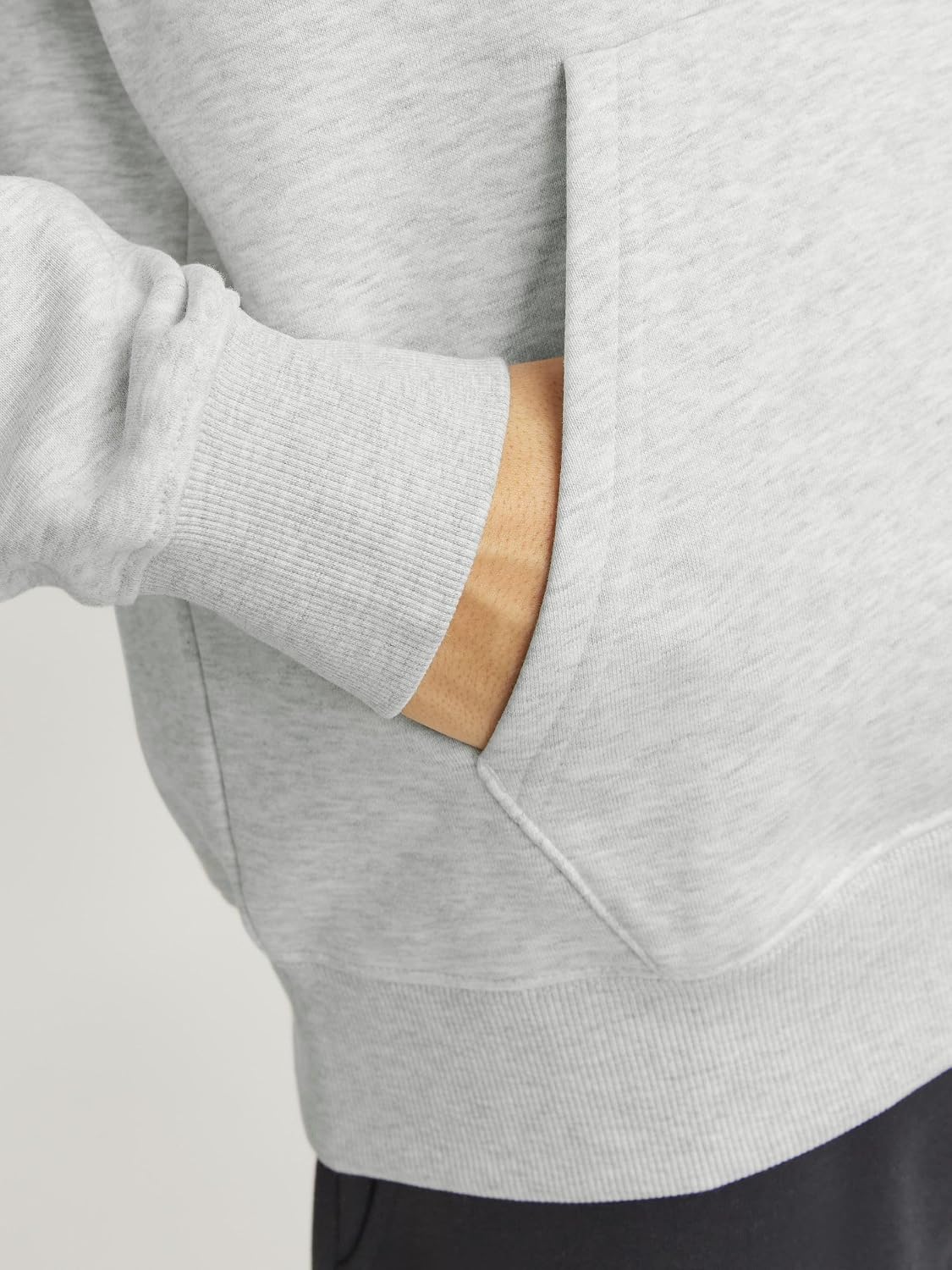 Detalle de JACK & JONES Hoodie Plain Hoodie con cappuccio