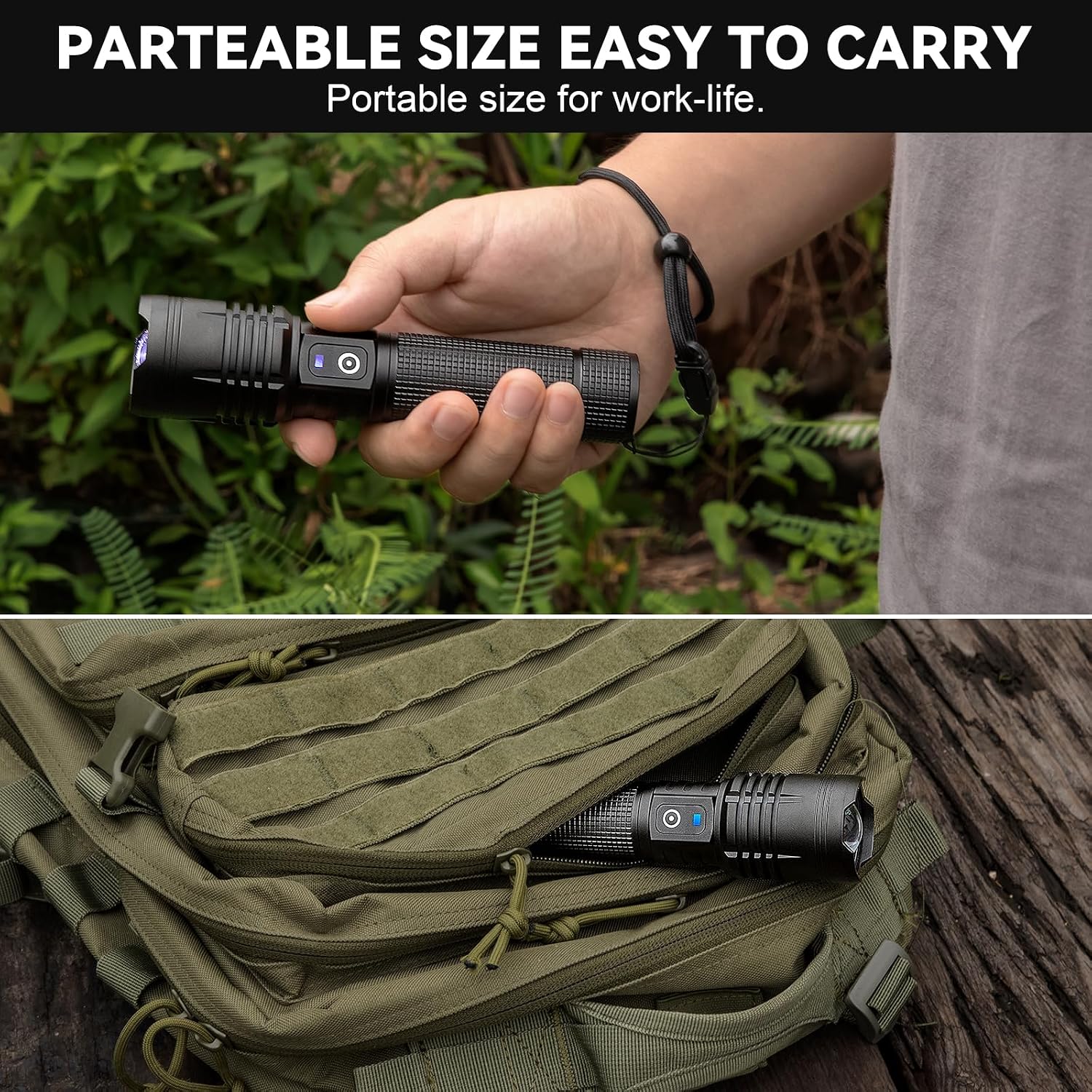 Thumbnail 5 de Kmivo Flashlight 99,000 Lumens Rechargeable LED ๐ฆ
