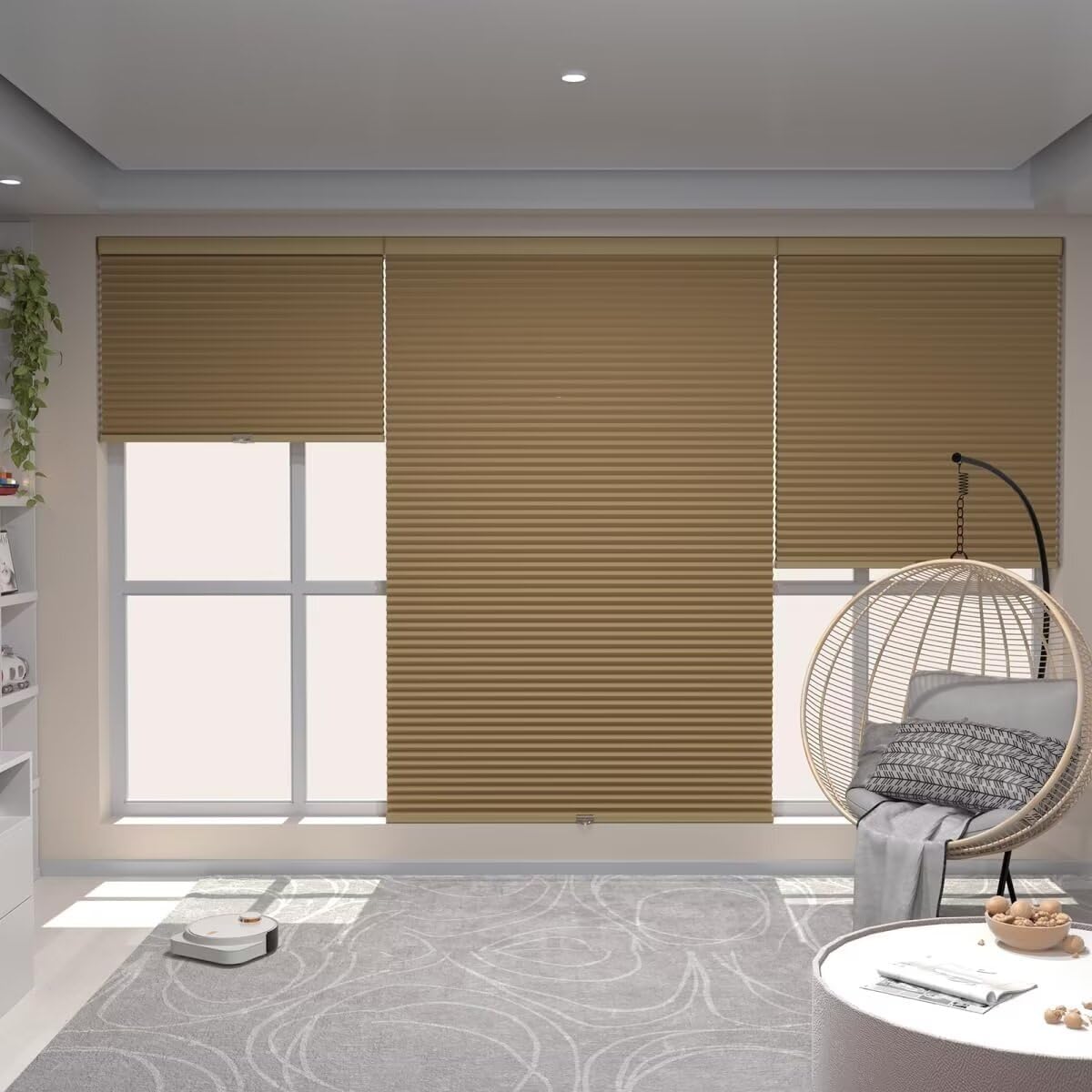Detalle 2 de MYshade H50 Light Brown 28 Inch Cellular Shade