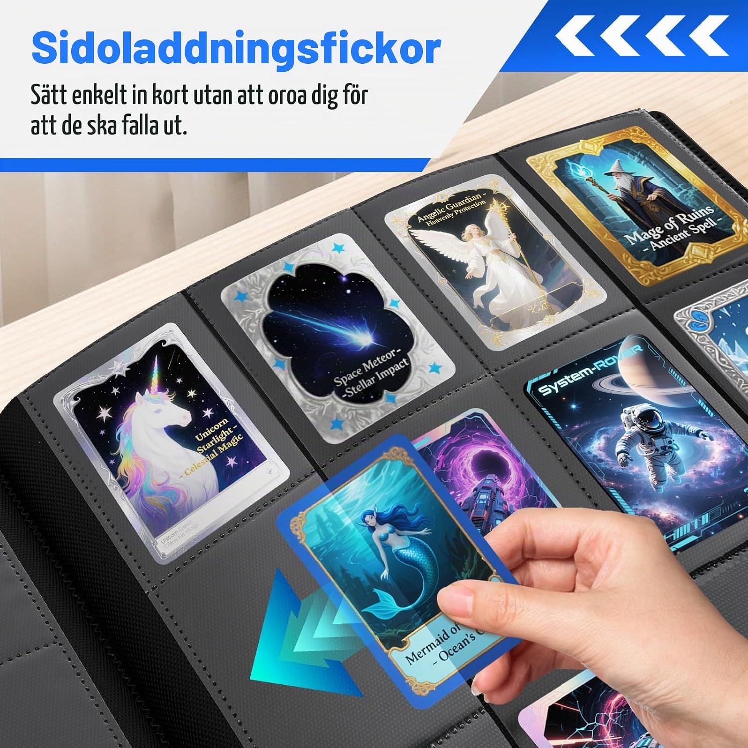 Detalle 1 de Ouxayapl KC-480-2 samlarkortalbum, 480 fickor och 20 sidor i PP