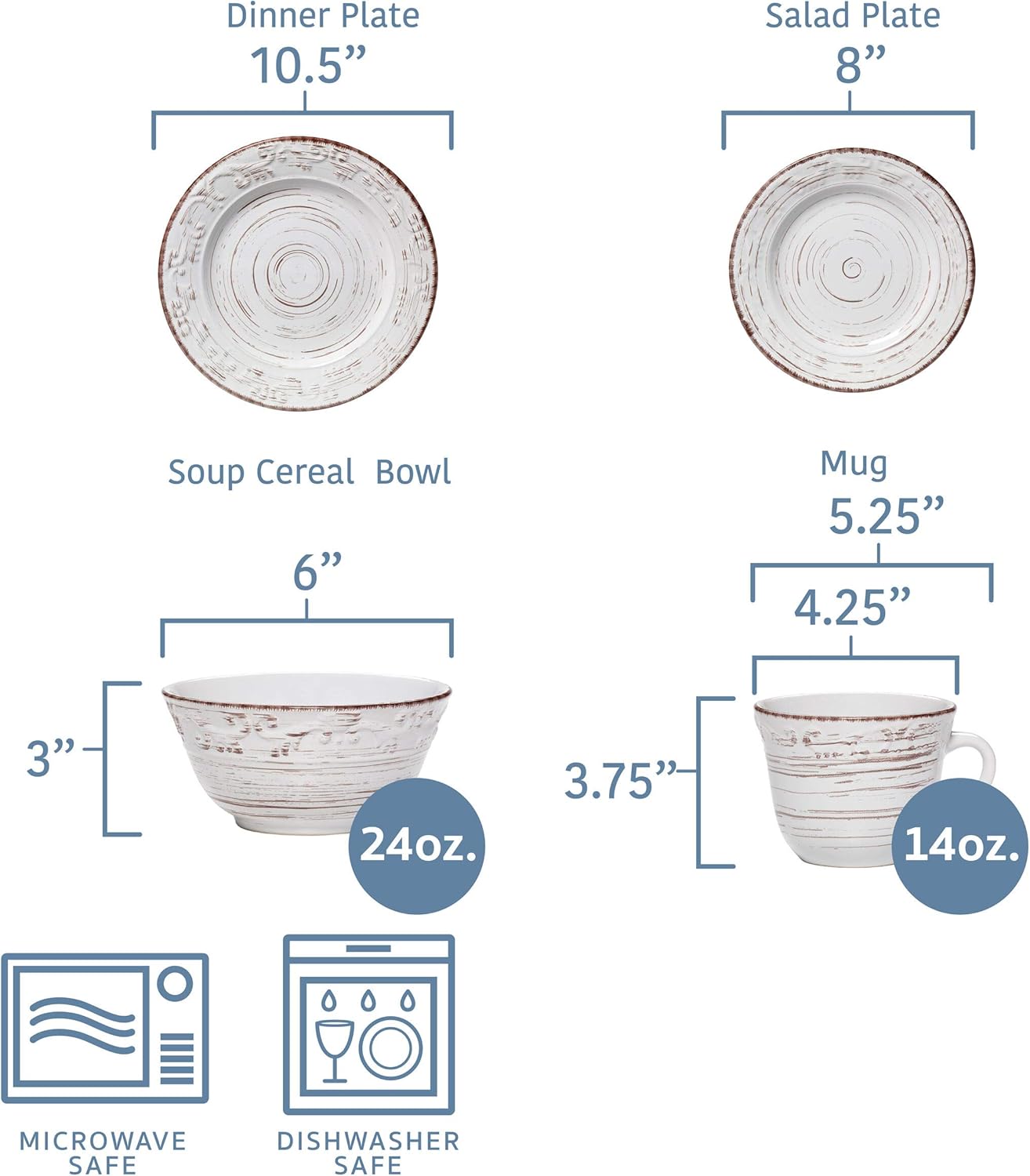 Thumbnail 2 de Pfaltzgraff Trellis 16-Piece Dinnerware Set ⚙