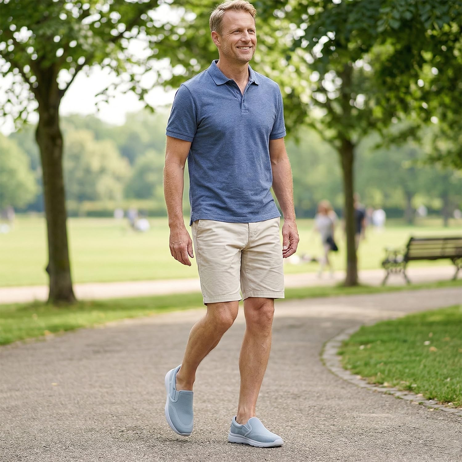 Thumbnail 1 de TIOSEBON Herren Slip On Loafers – Bequeme Freizeitschuhe für Alltag, Tennis, Arbeit und Autofahren