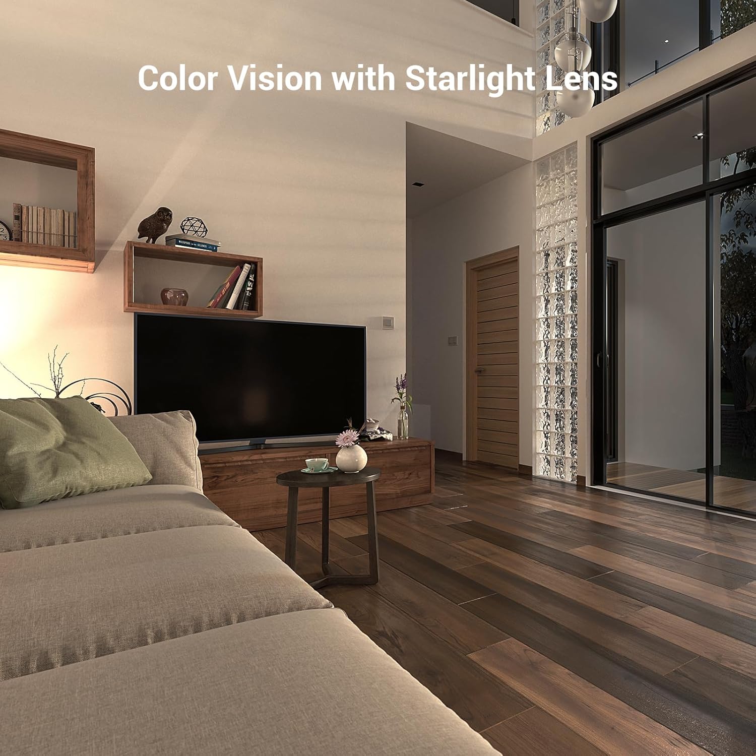 Thumbnail 2 de EZVIZ 2K Indoor WiFi Camera (C6c) with 512GB Support, Starlight Colour Night Vision, 360° Coverage, Auto Tracking and Google Control