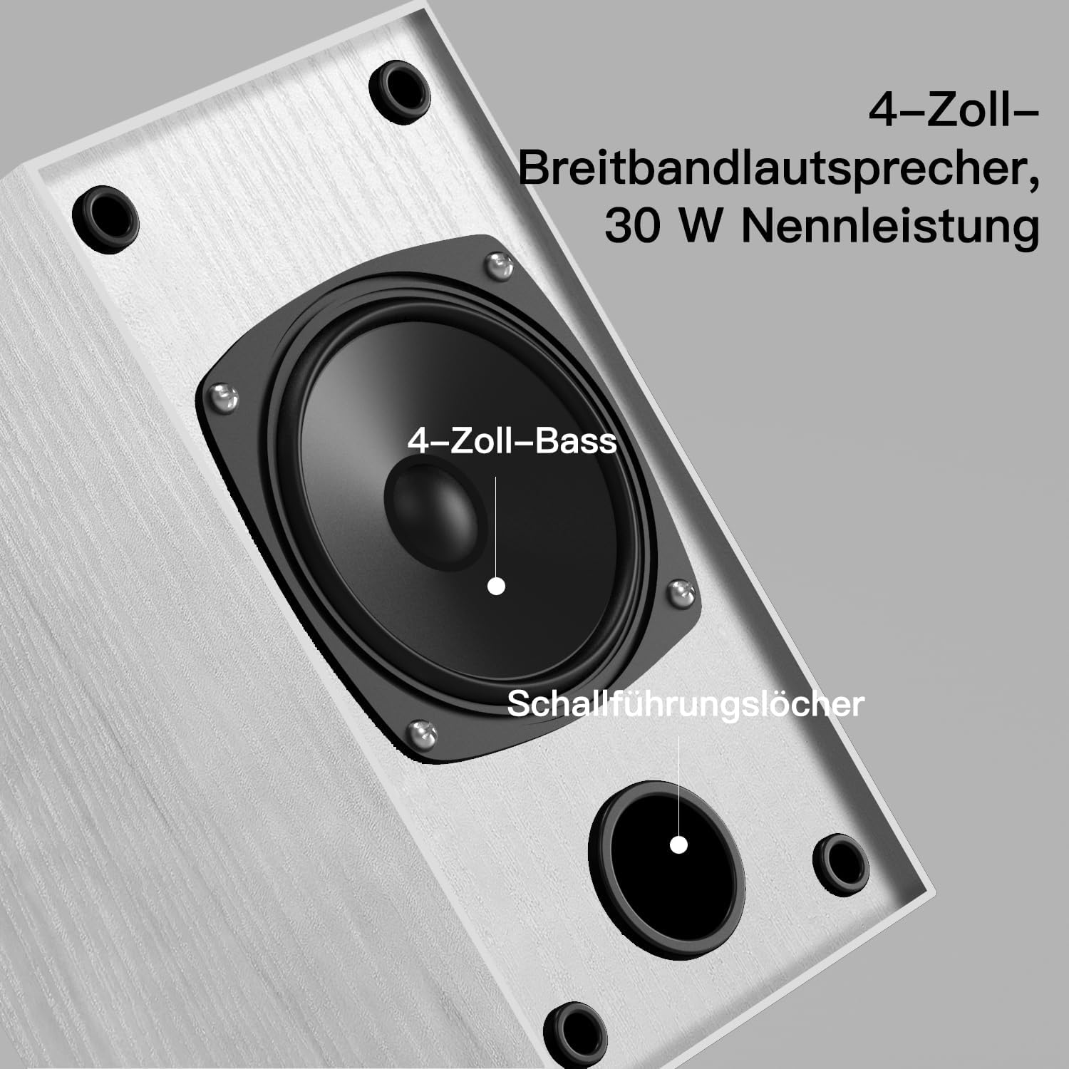Detalle 2 de Elimavi Aktive Regallautsprecher 60 Watt đ