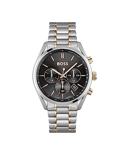 Detalle de BOSS 1513819 Cronógrafo cuarzo 44 mm, esfera negra