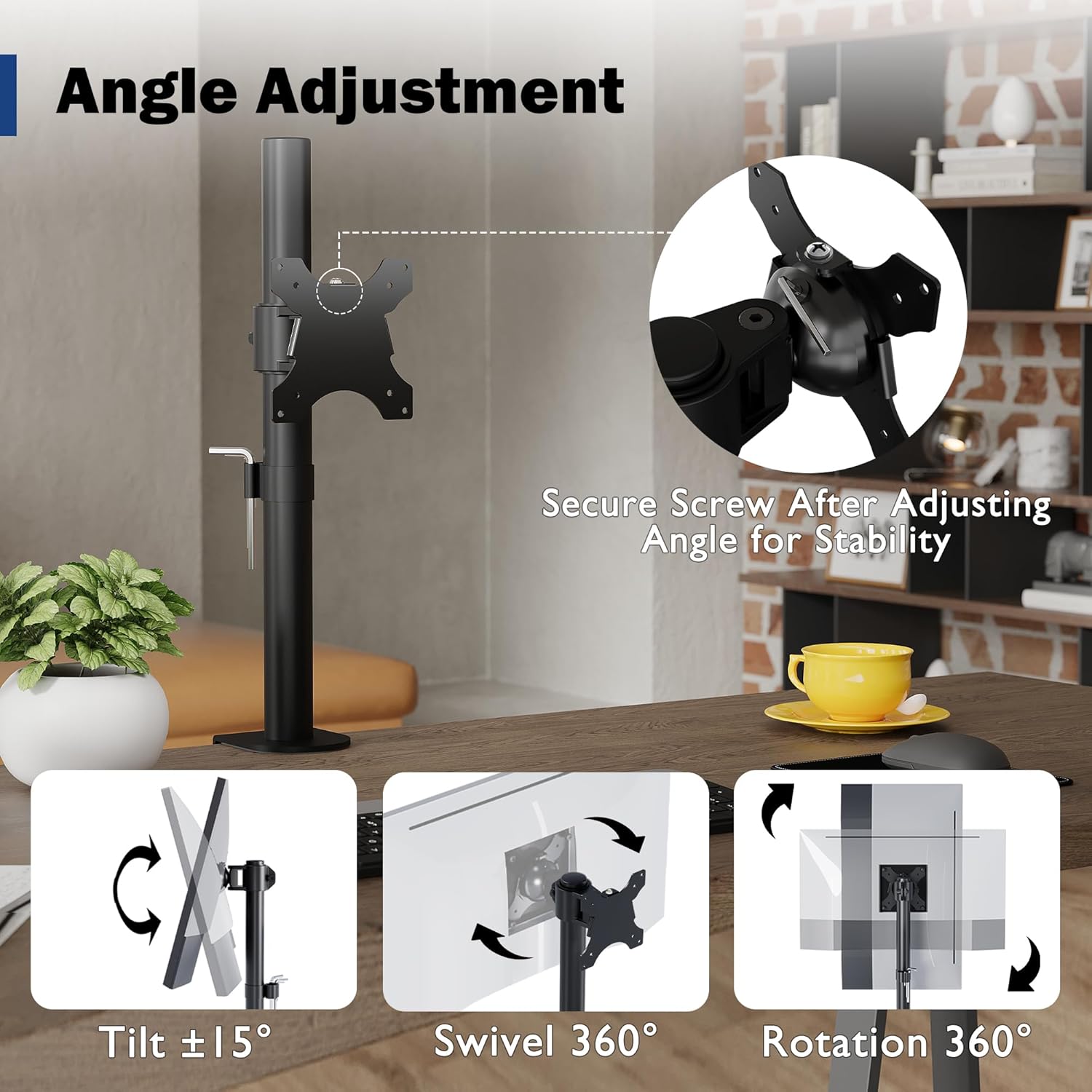 Detalle de BONTEC Supporto Monitor 13–34" 10 kg