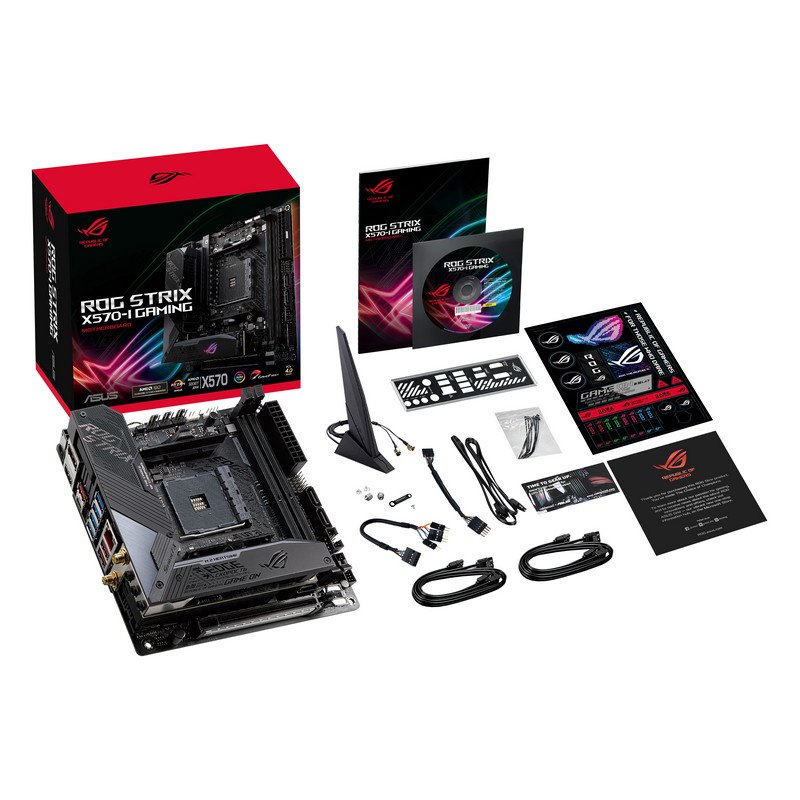 Detalle 2 de ASUS ROG Strix X570-I Gaming – placa mini-ITX con rendimiento gaming para Ryzen 2ª/3ª Gen