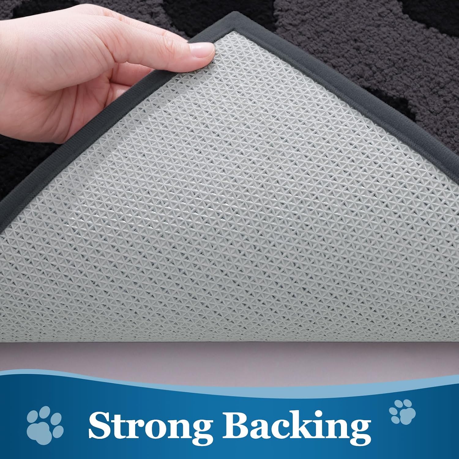 Detalle 1 de Buganda Dog Door Mat 48 x 30, Low-Profile Washable Indoor Mat