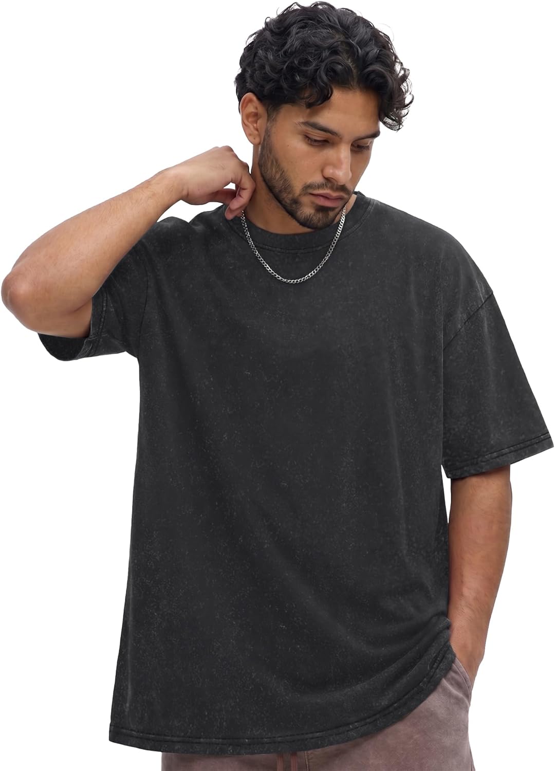 Thumbnail 4 de Oversized Tees for Men Short Sleeve Vintage