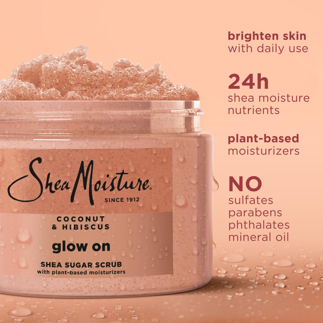 Thumbnail 2 de SheaMoisture Shea Sugar Body Scrub, Coconut & Hibiscus, 12 oz