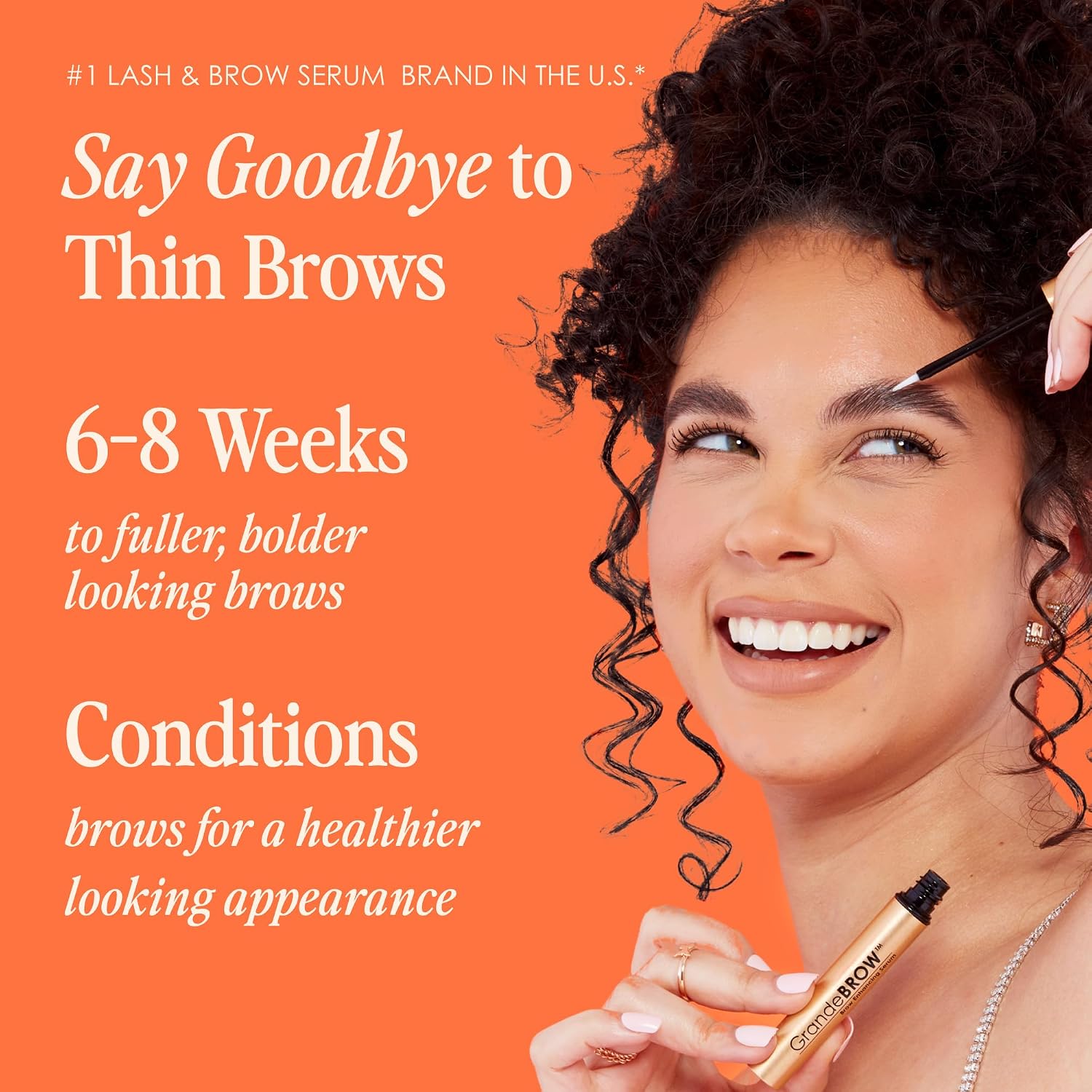 Thumbnail 2 de GrandeBROW Brow Enhancing Serum by Grande Cosmetics — 1.5mL, 8-Week Supply