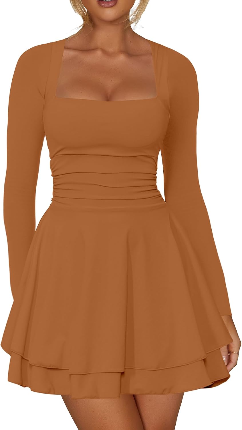 Thumbnail 6 de Kaximil Women's Square Neck Mini Dress