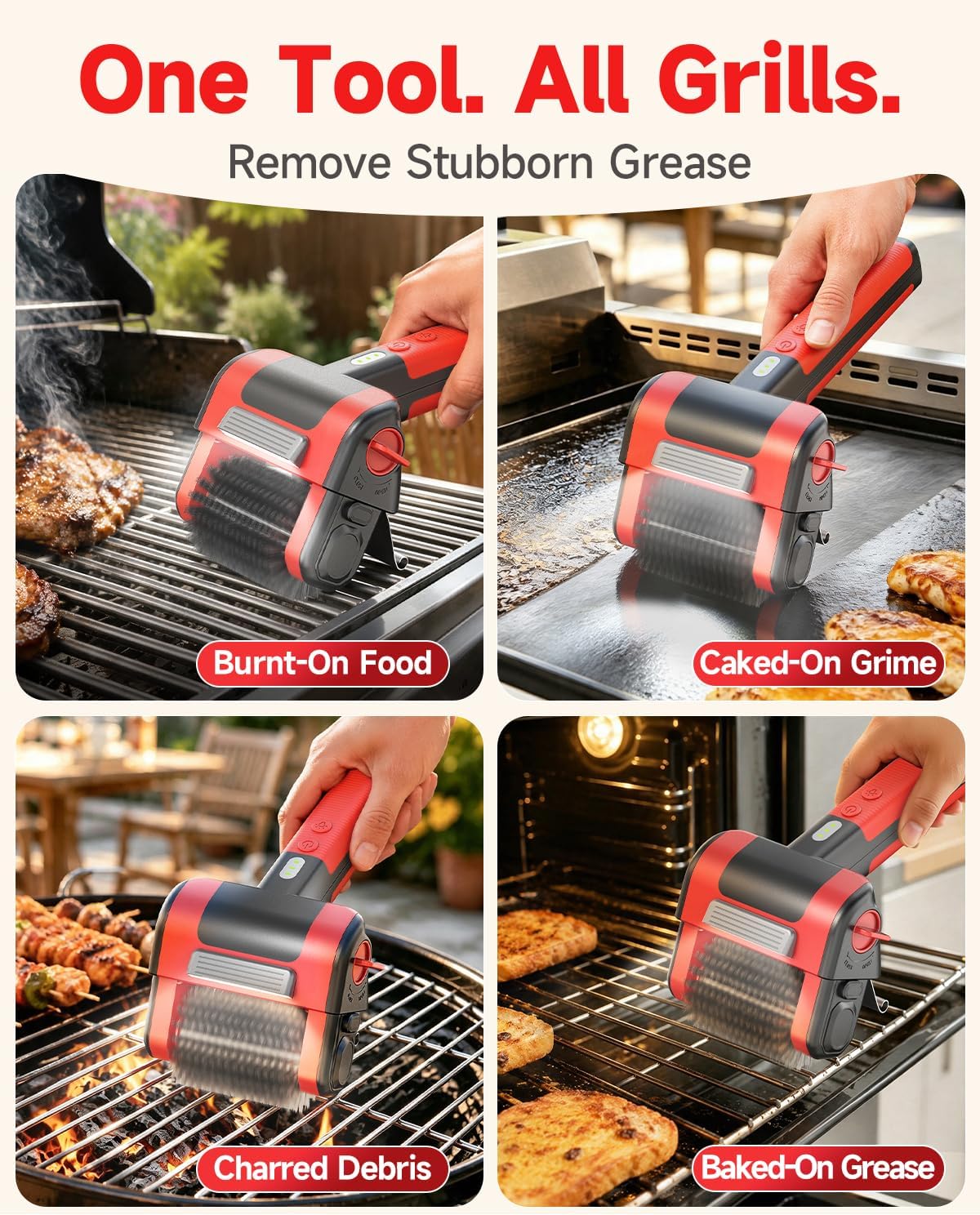 Detalle de TOXOT Electric Grill Brush KL102