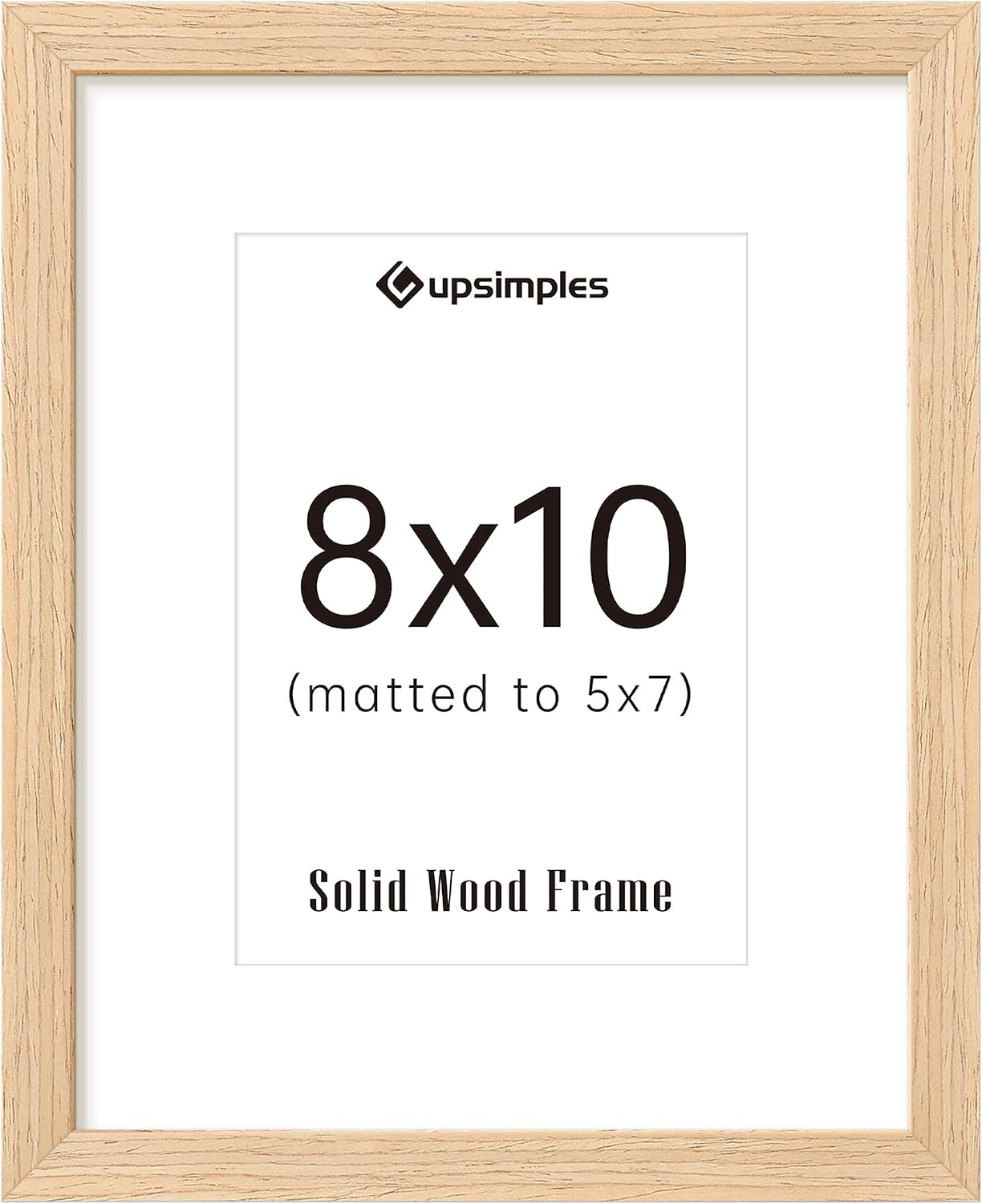 Detalle de upsimples wooden picture frame, 8 x 10