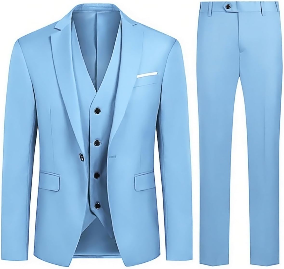 Thumbnail 6 de Tenue de mariage Allthemen pour homme 3 pièces slim fit : veste, gilet et pantalon de smoking