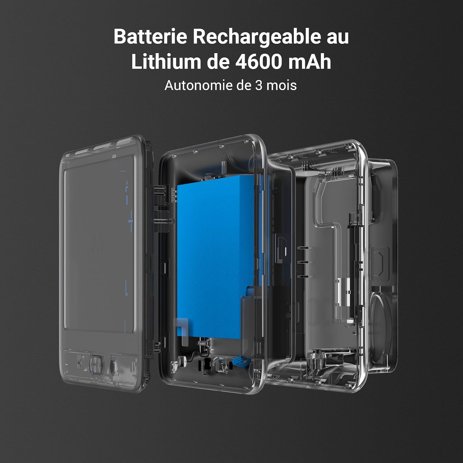 Detalle de EZVIZ DP2C 1080P Visiophone Connecté – Interphone Vidéo avec Écran 4,3'' et Détection PIR