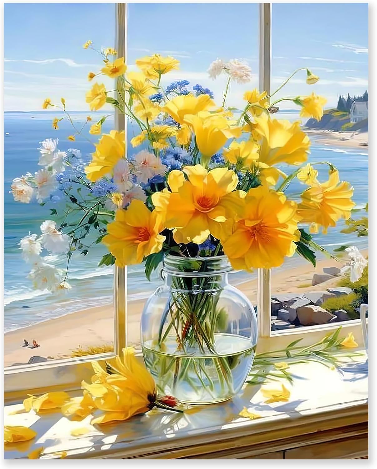 Detalle de Clynt Paint by Numbers Kit 16x20in canvas