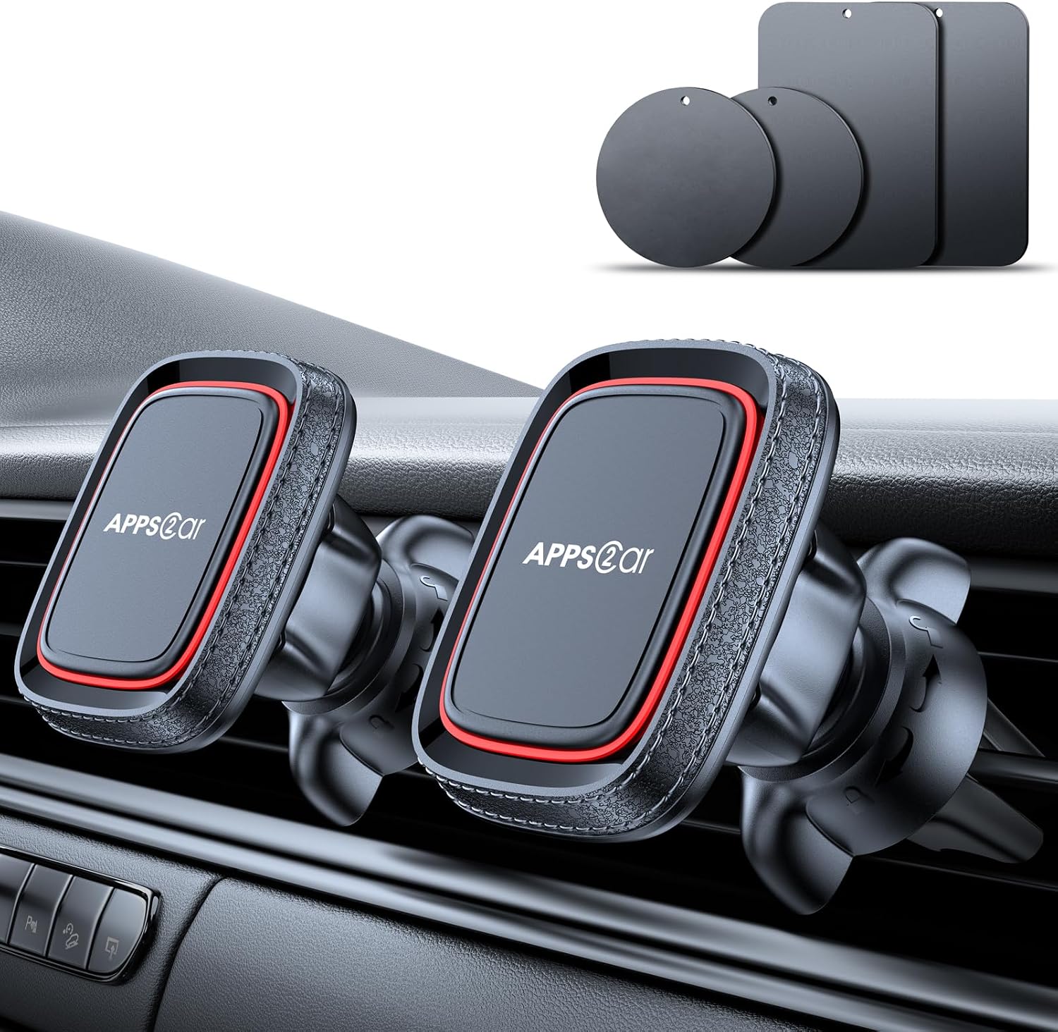 Thumbnail 6 de APPS2Car Magnetic Phone Mount 2 Pack
