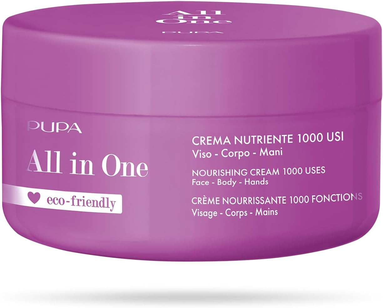 Detalle de PUPA All in one Crema Nutriente 1000 USI – krem do twarzy, ciała, dłoni i ust, 350 ml
