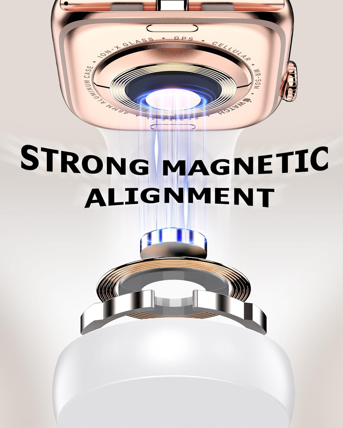 Thumbnail 5 de Chargeur magnétique Apple Watch S11 à 1 m 🚚