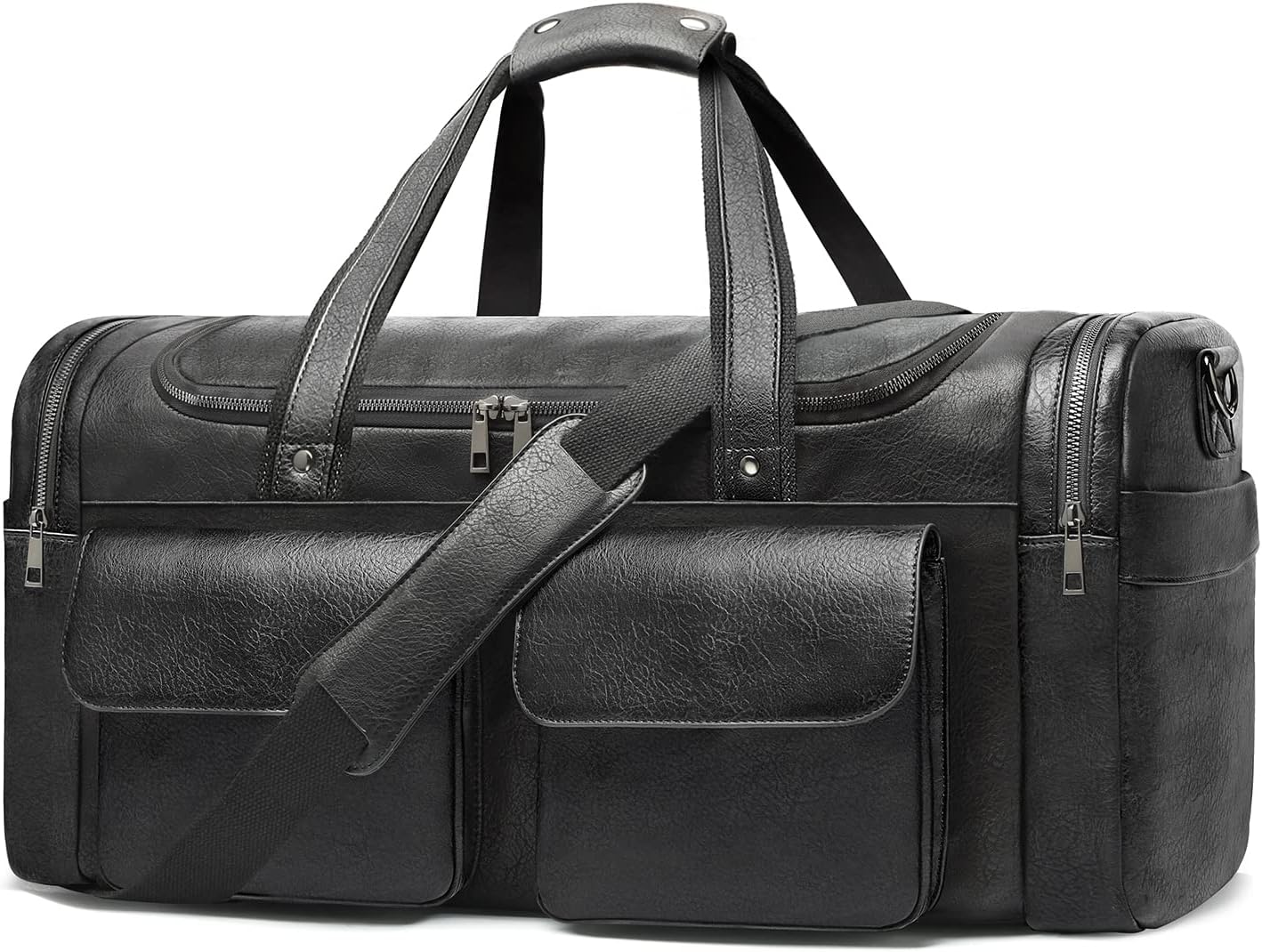 Bolosta Travel Duffle Bag for Men – Large PU Leather Weekend Distinctive Yet Practical