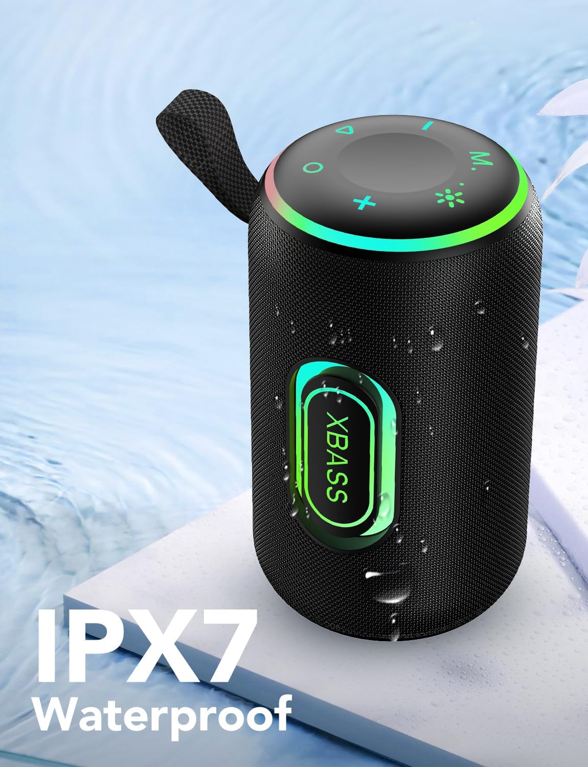 Thumbnail 3 de taopodo Portable Bluetooth Speaker with True 30W Stereo Sound and IPX7 Waterproof