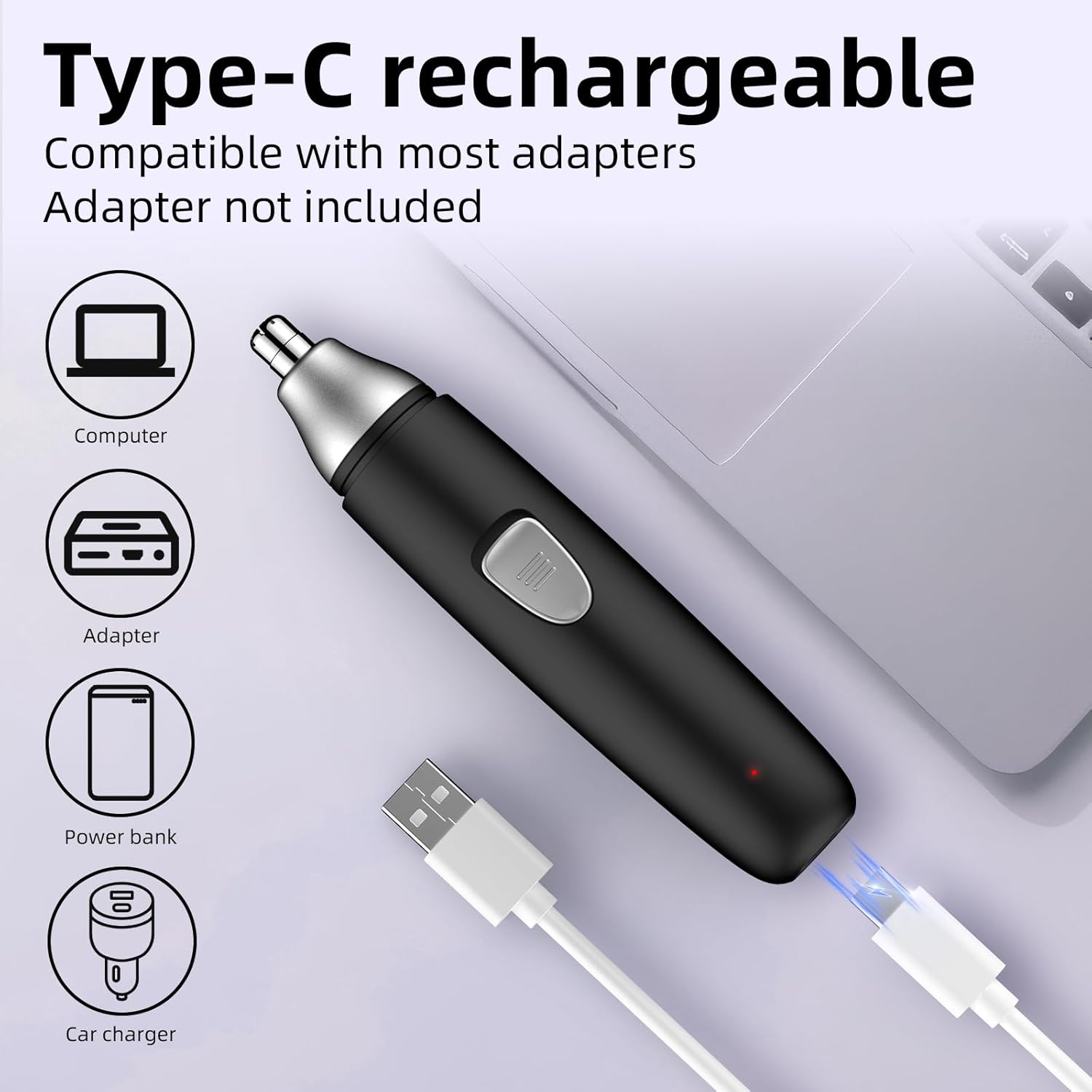 Detalle de Ear and Nose Hair Trimmer Professional: Painless, Portable and Precision Edges