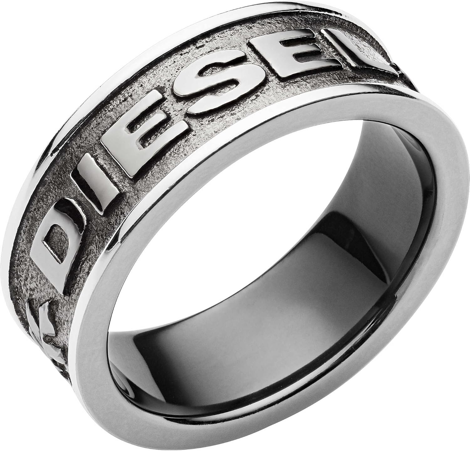 Thumbnail 1 de Diesel Bagues en acier inoxydable pour hommes – finition combo