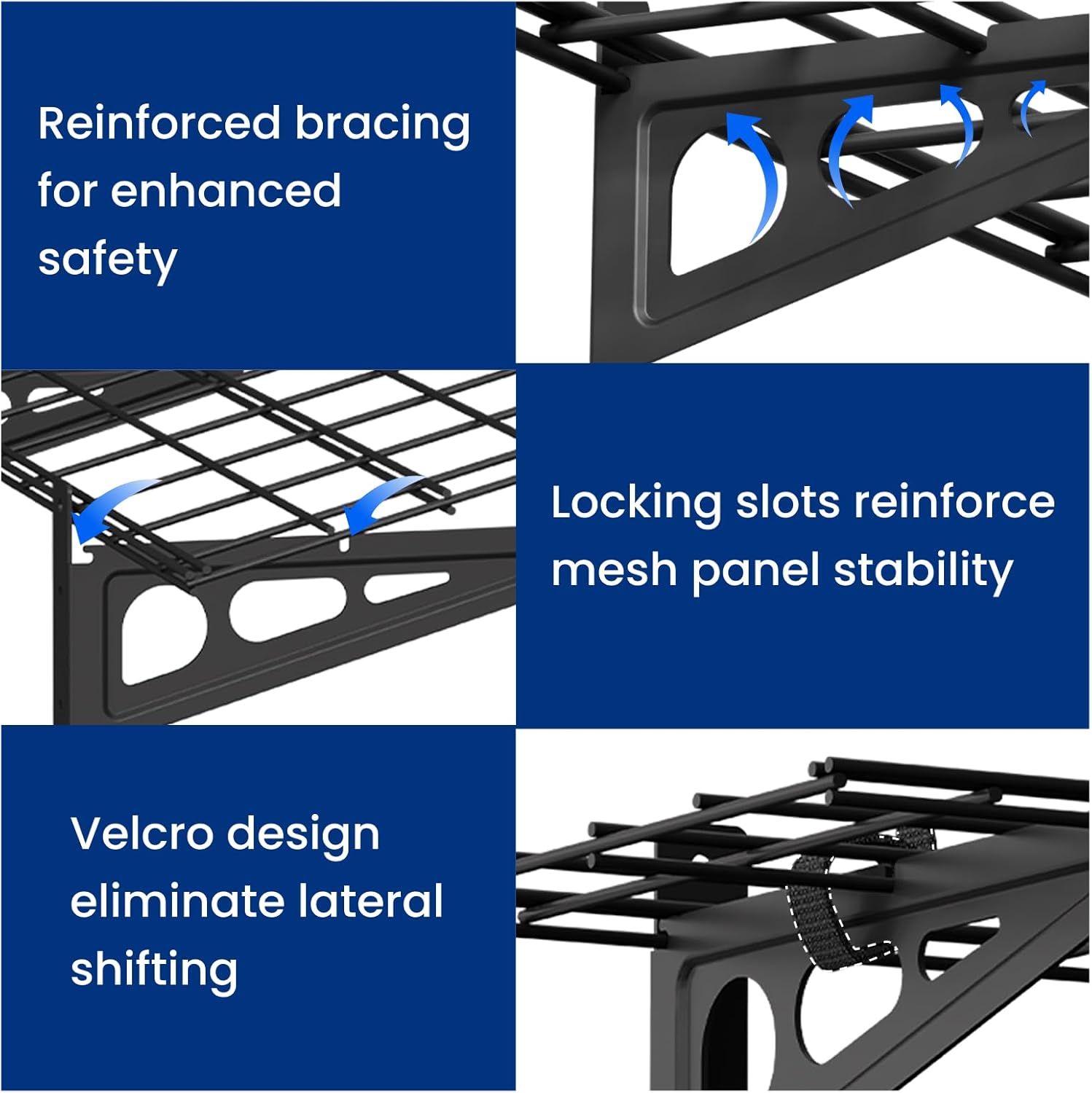 Thumbnail 4 de FLEXIMOUNTS 1x3ft Garage Shelving Wall-Mounted (Classic Series) — Heavy-Duty Wall Shelf Rack, Holds Up to 150 lbs