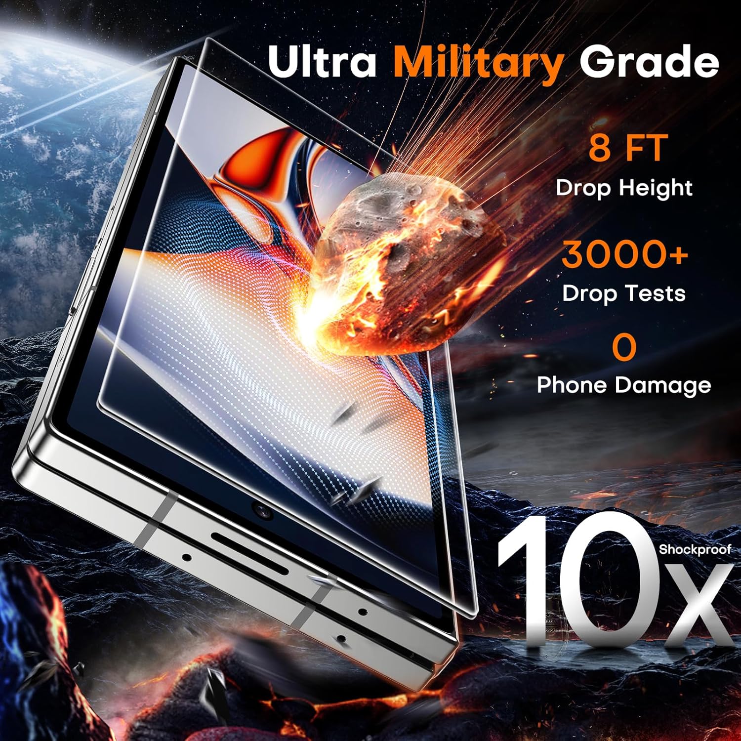 Thumbnail 2 de TOCOL protector pantalla Galaxy Z Fold 7 2 piezas