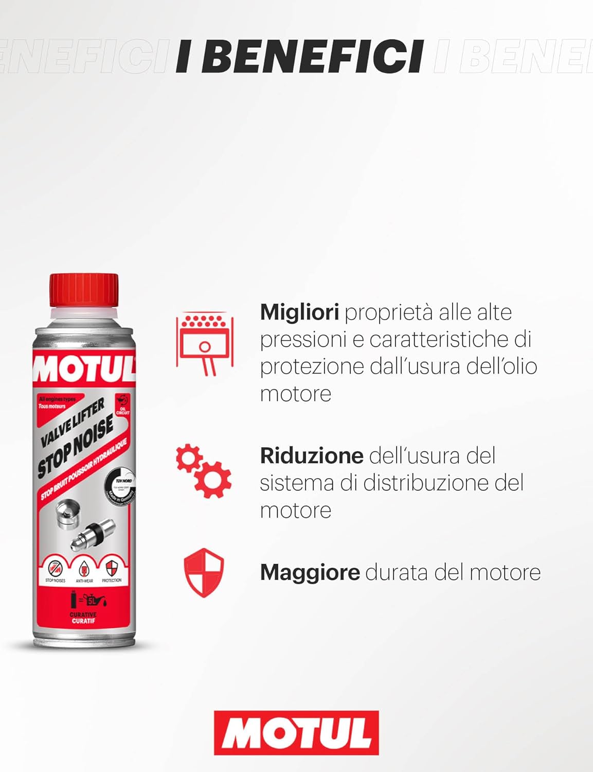 Thumbnail 2 de Motul Trattamento per Punterie Idrauliche – Valve Lifter Stop Noise 300 ml