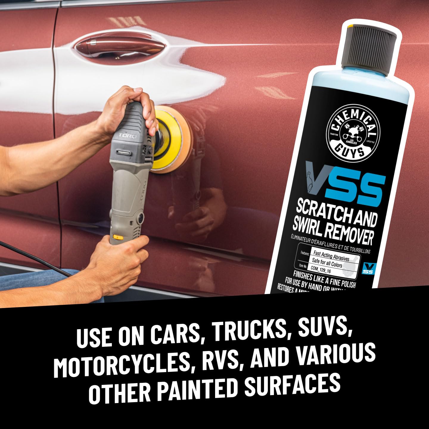 Thumbnail 5 de Chemical Guys VSS One-Step Scratch and Swirl Remover – 16 oz