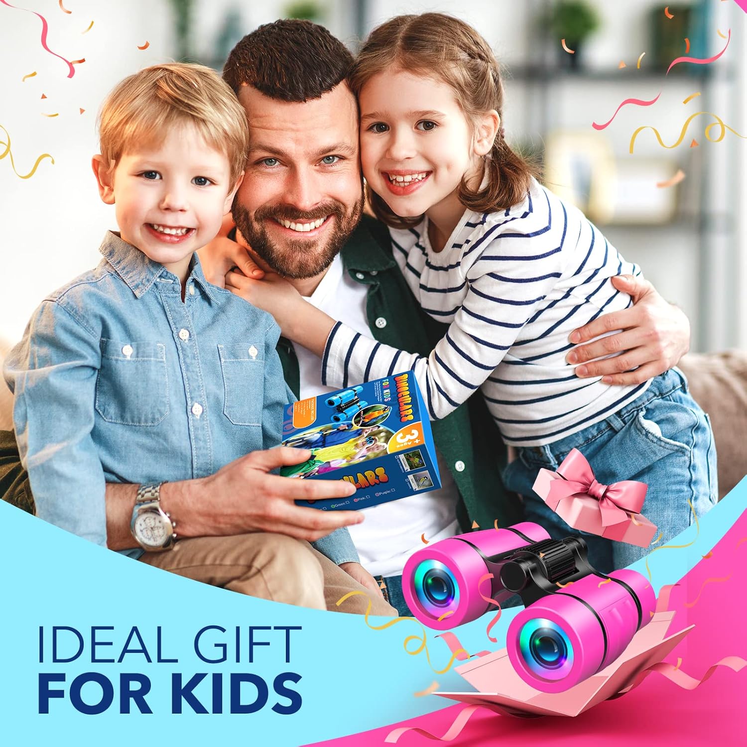 Thumbnail 6 de HappyKidsClub Binoculars 4x for Ages 3-9