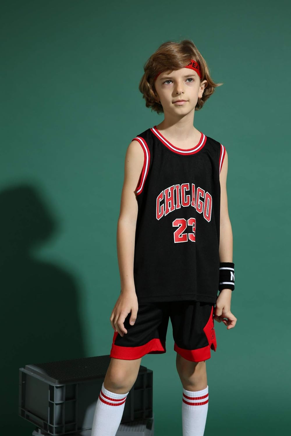 Thumbnail 1 de ISOVNUS Completo da Basket Bambino 2 Pezzi – Maglietta reversibile e Pantaloncini in mesh per bambini 3–15 anni