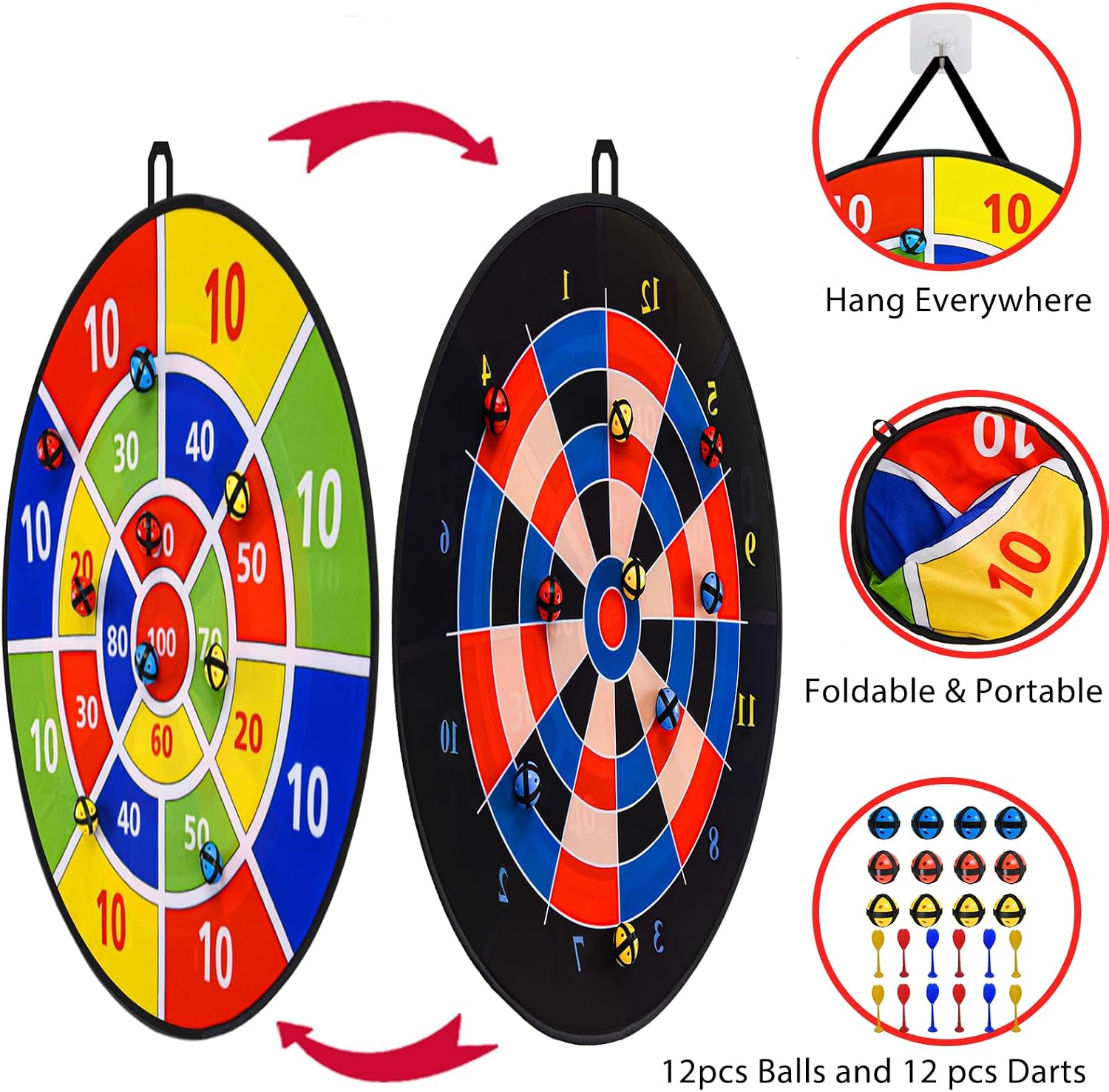 Detalle 2 de Dartscheibe für Kinder 29 Zoll 73 cm