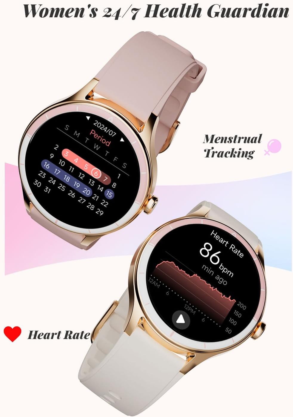 Thumbnail 5 de TOOBUR Smart Watch for Women pink