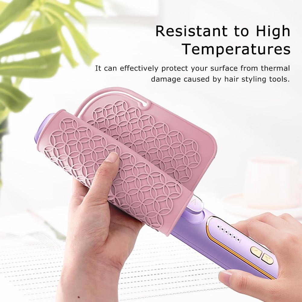 Detalle de Heat Mat for Hair Straighteners: Silicone, Heat-Resistant Surface for Your Styling Tools