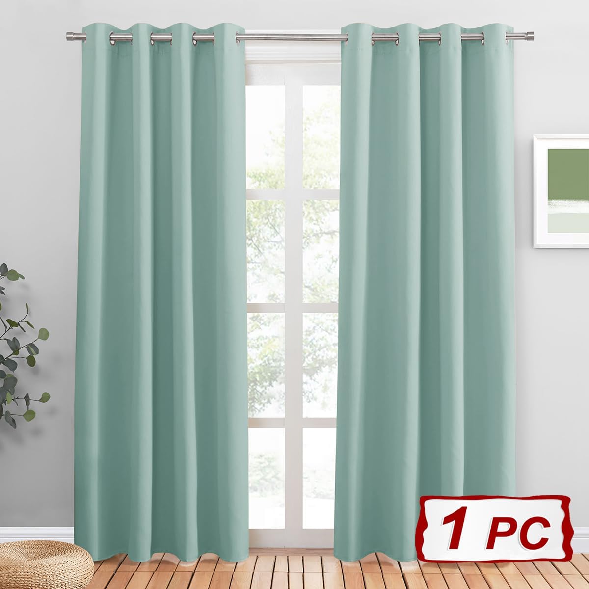 Detalle 2 de PONY DANCE thermal eyelet curtain 52 x 84 in