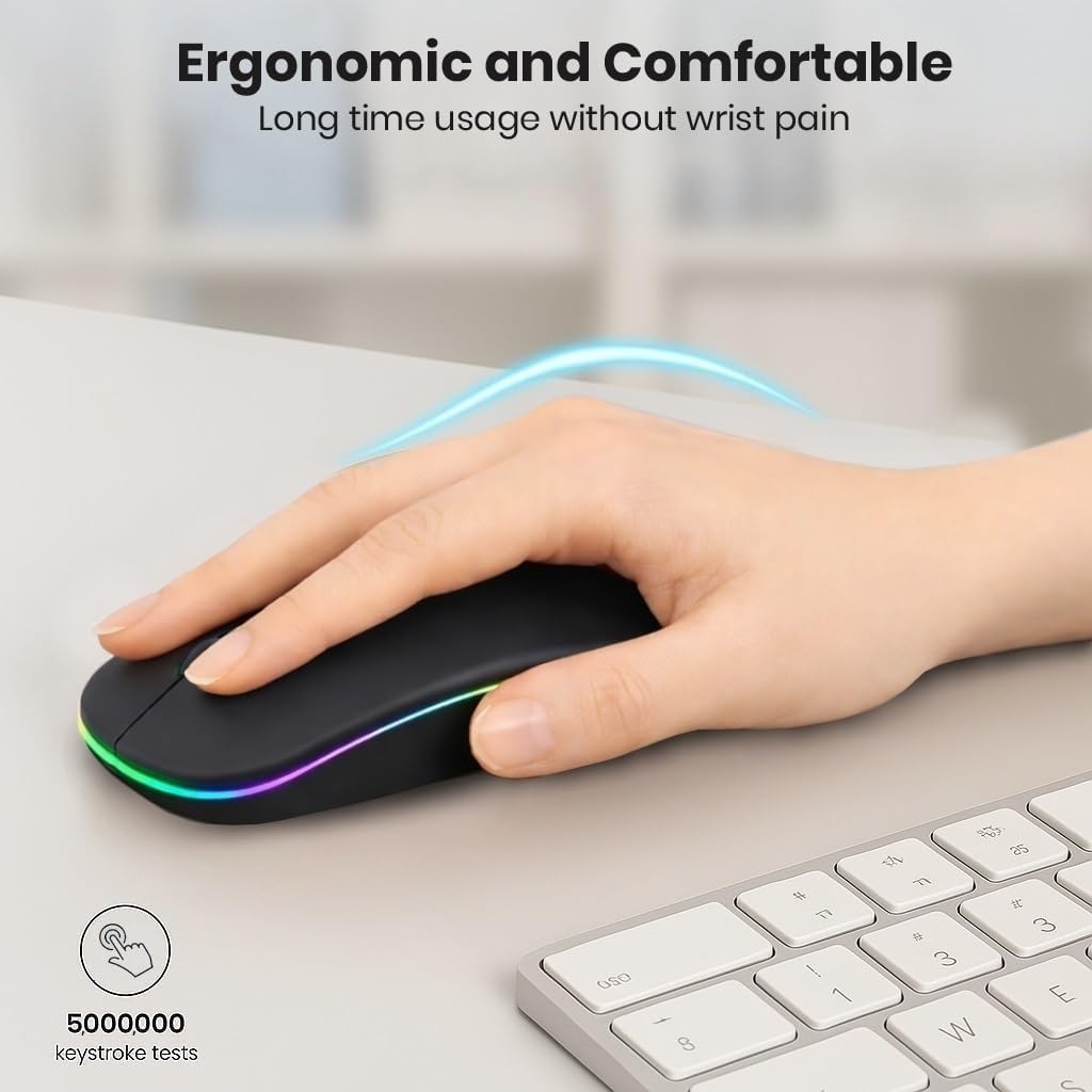 Thumbnail 4 de GLOBAL TECH Wireless Bluetooth Mouse Slim Silent