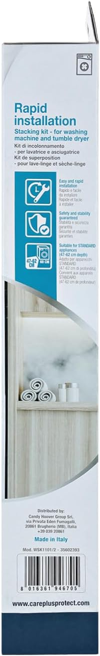 Detalle 2 de CARE+PROTECT Kit apilamiento lavadoras 47-62 cm