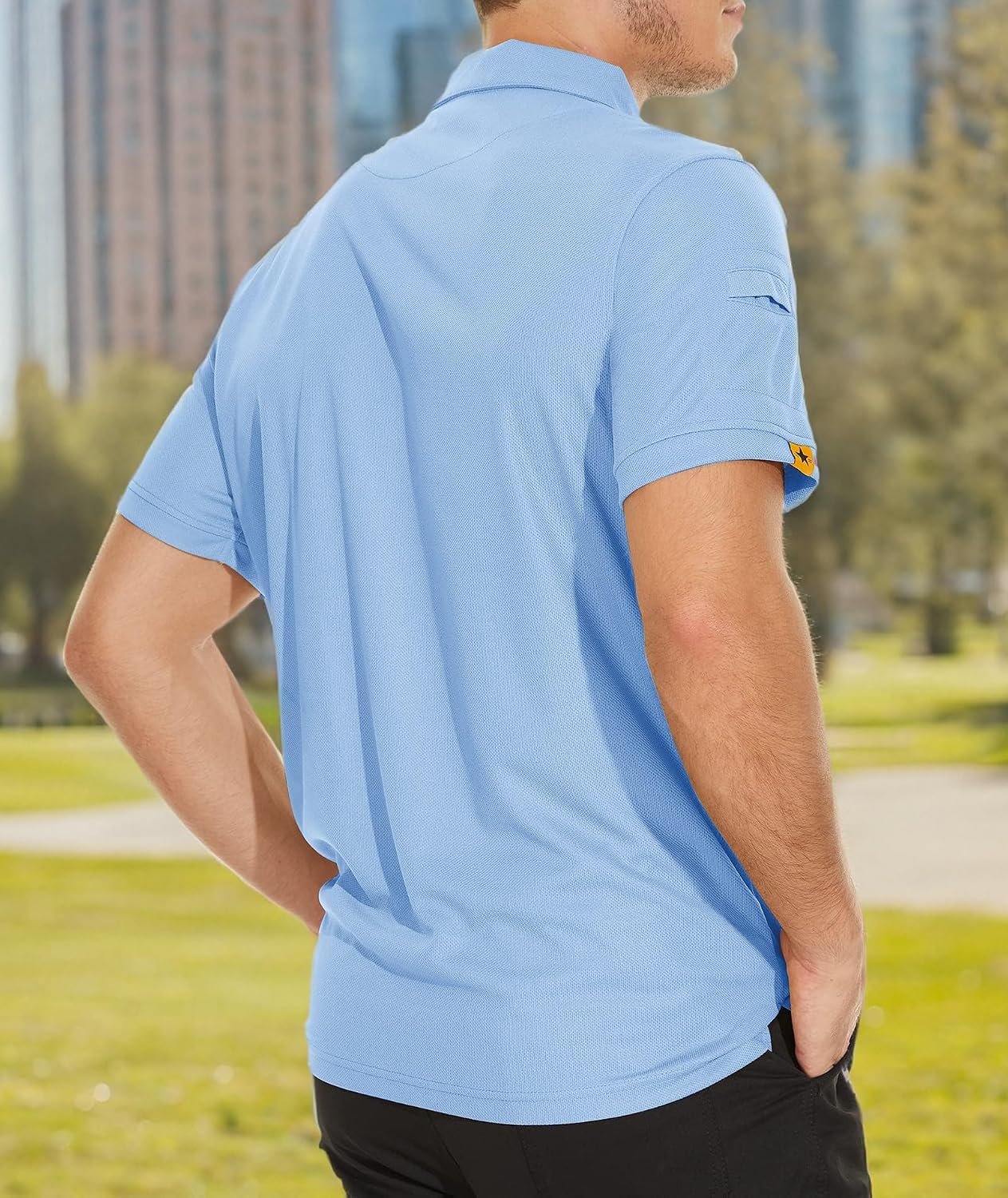 Thumbnail 6 de Mens moisture wicking golf polo