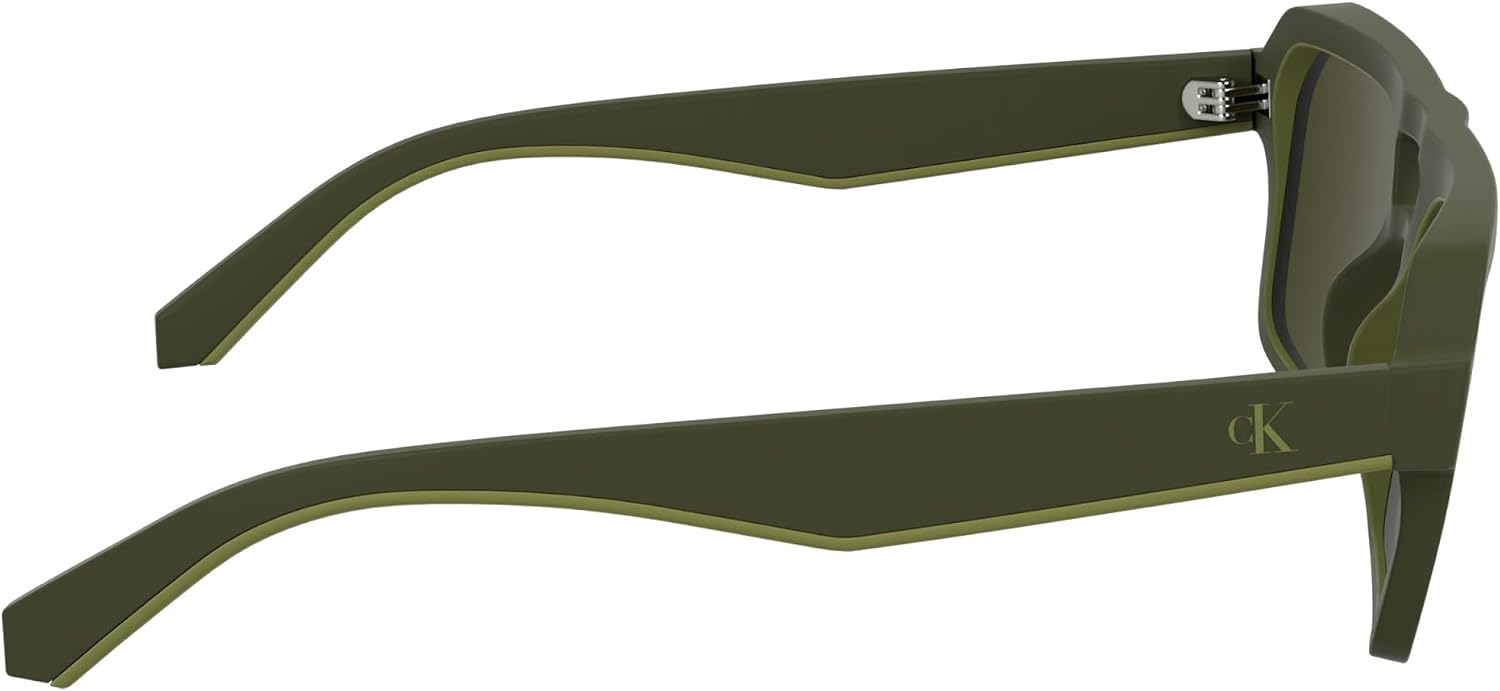 Thumbnail 6 de Lunettes Calvin Klein Jeans modèle C en monture double pont matte khaki (RXable)
