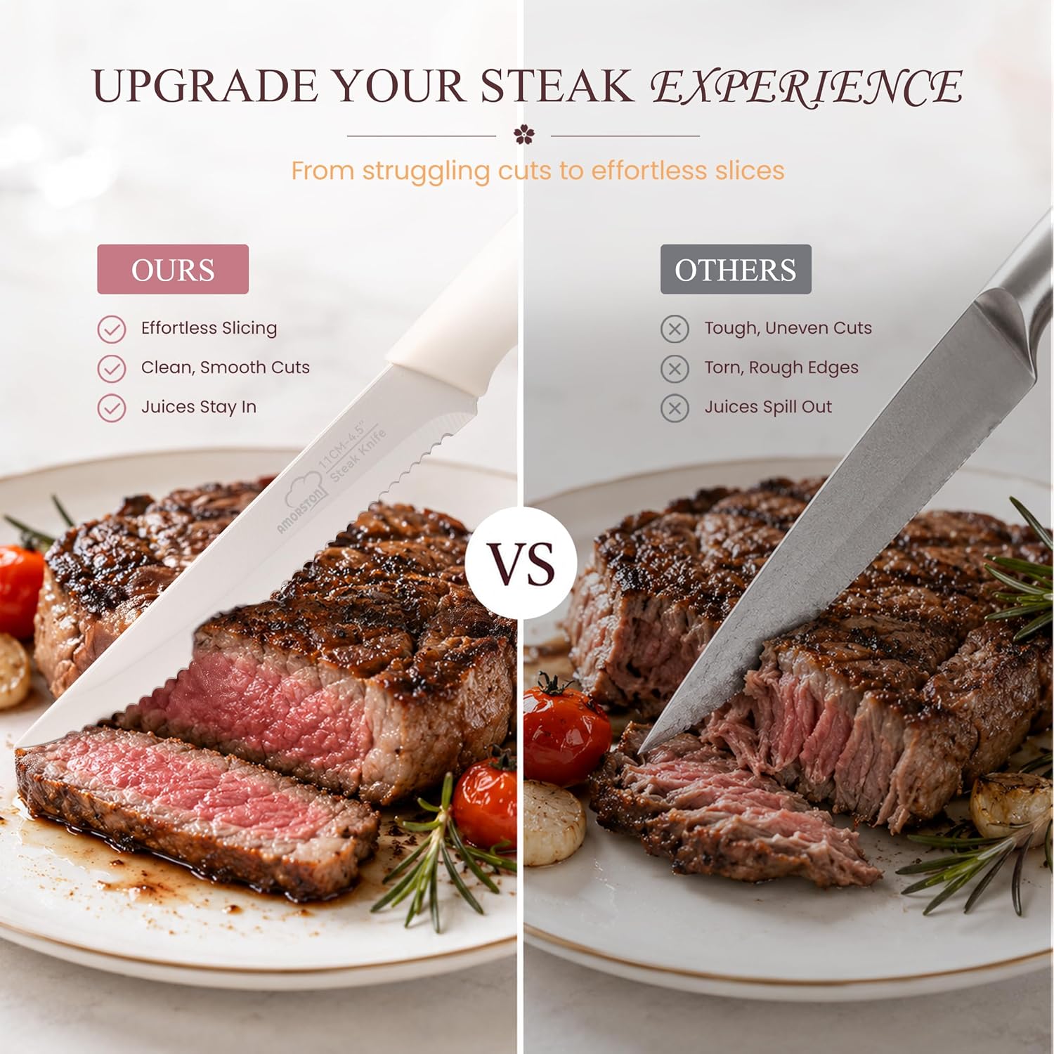Thumbnail 6 de Amorston Steak Knife Set of 8