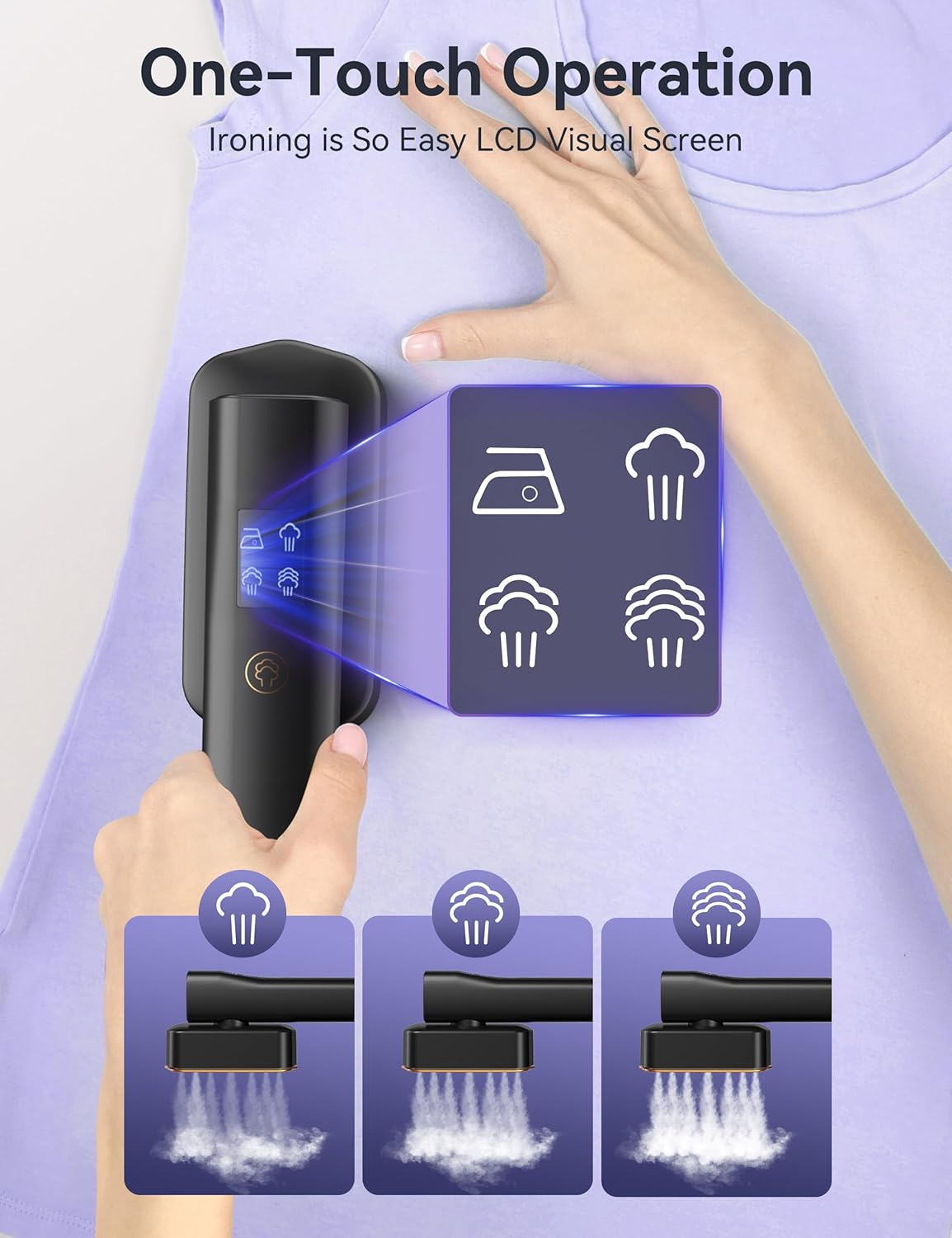 Thumbnail 5 de Sundu Clothes Steamer: Portable 2-in-1 Travel Iron with LED Display
