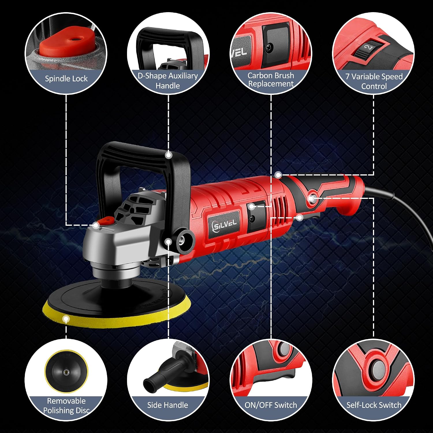 Detalle de SILVEL Buffer Polisher, 1600W
