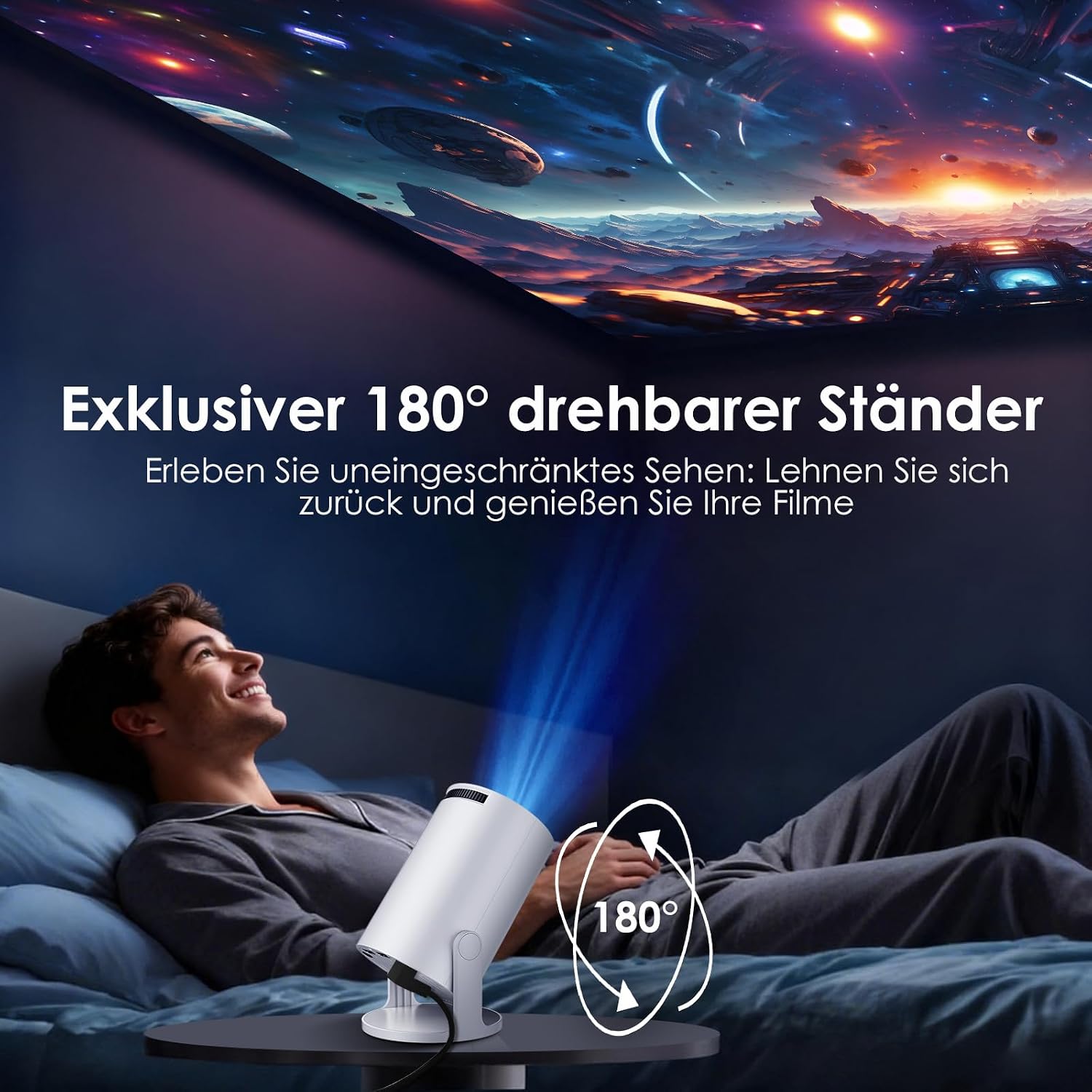 Thumbnail 4 de WOLFANG Mini Beamer 1080P đź“˝