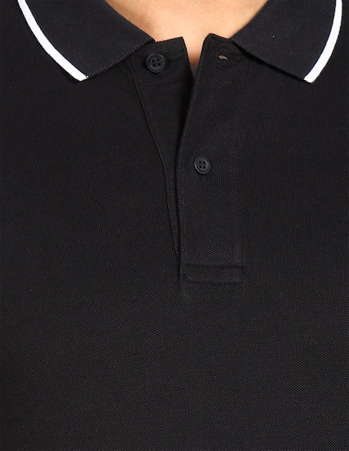 Thumbnail 5 de Calvin Klein Jeans J30J315603 Men’s Slim Tipping Polo Shirt, Black, XS